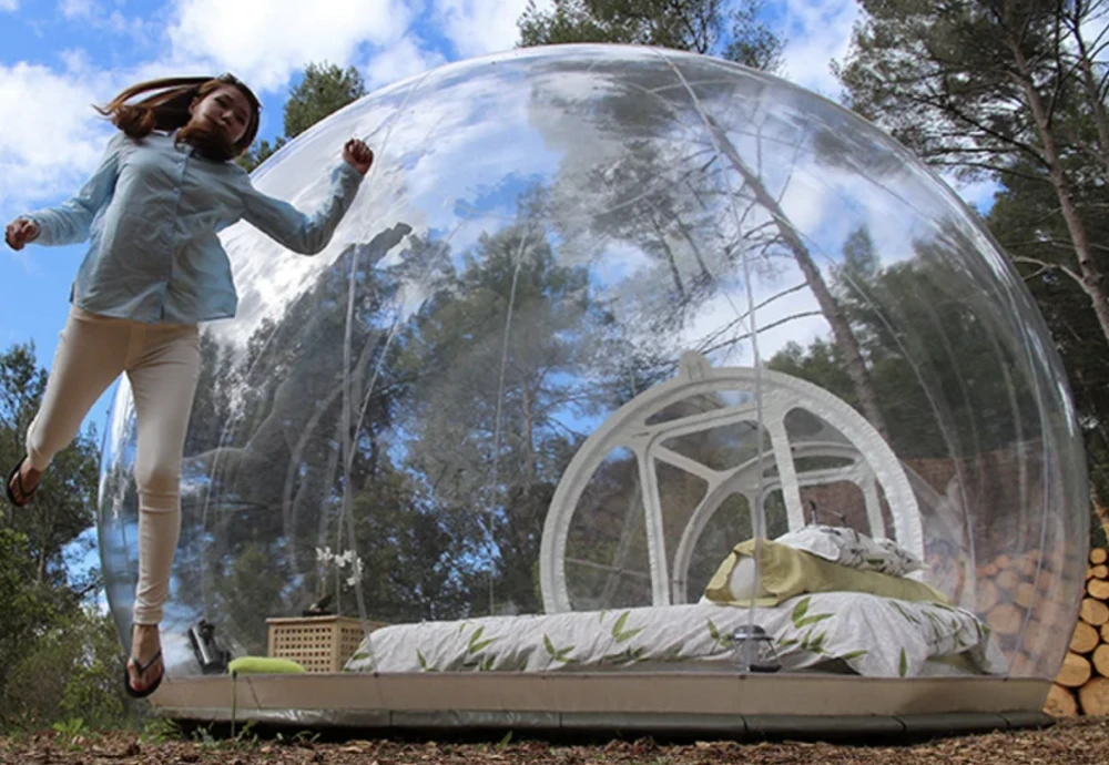 outdoor see through bubble tent